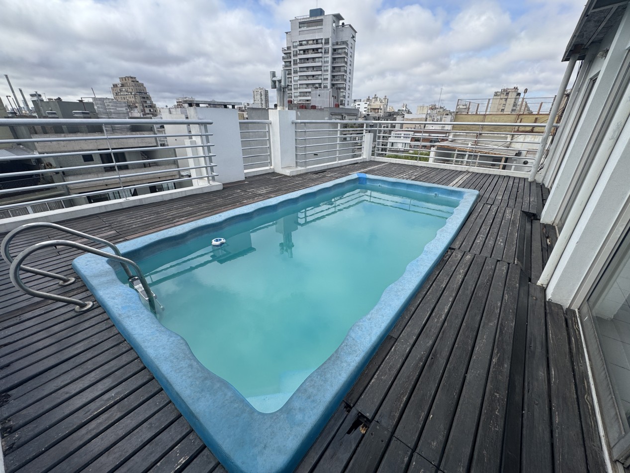 ALQUILER DEPTO 2 AMBIENTES PALERMO CON PILETA PARRILLA SUM